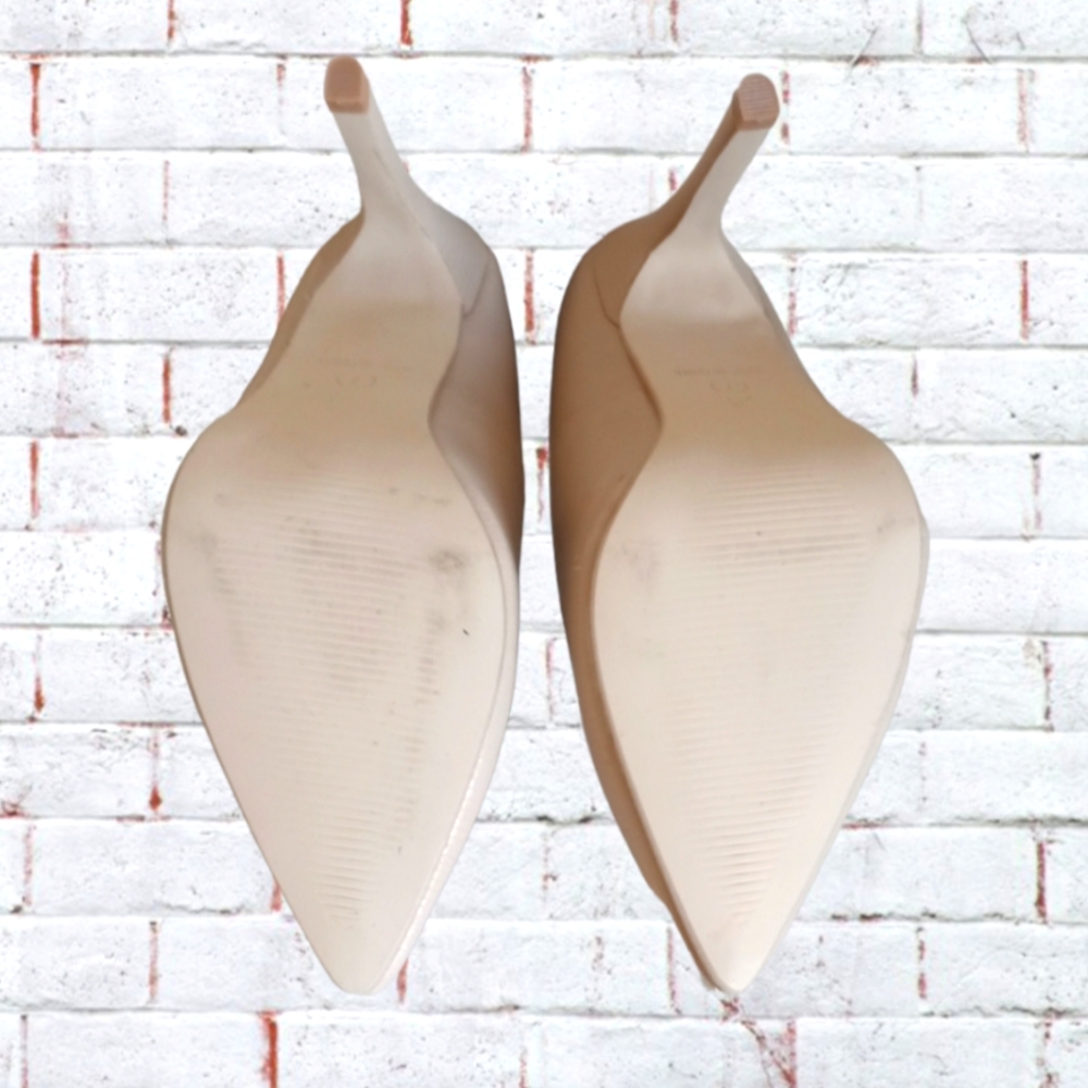 🤩Host Pick 🤩 Like new🌷 ARDENE Beige Faux Leather High Heel Pumps - Picture 13 of 16